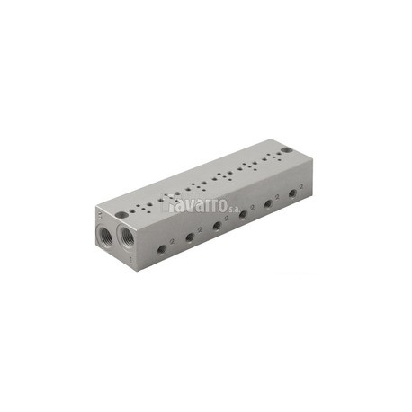 BASE MÚLTIPLE X6 ELECTROPILOTO 15MM