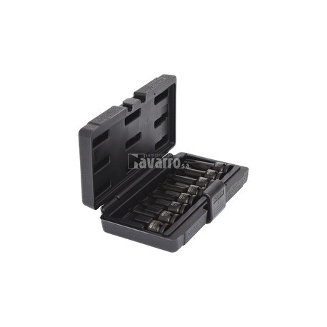 JUEGO DE LLAVES DE VASO TORX DE IMPACTO8 PIEZAS