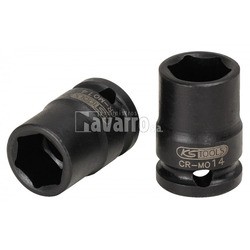 LLAVE DE VASO DE IMPACTO 3/8" HEXAGONAL CORTA