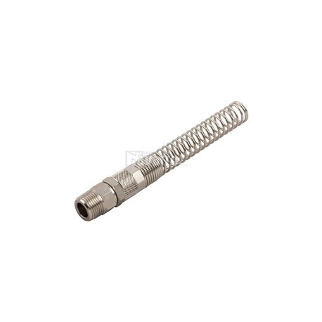 RACOR RECTO ORIENTABLE MACHO CÓNICO + TUERCA