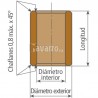 COJINETE BRONCE A-35X45X35