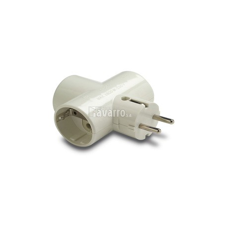 CLAVIJA TRIPLE T/TL BAQUELITA 16A-250V
