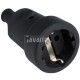 BASE BIPOLAR TT 16A-250V GOMA NEGRO