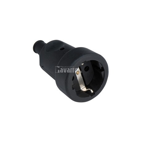 BASE BIPOLAR TT 16A-250V GOMA NEGRO