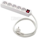 BASE MÚLTIPLE 5 TOMAS CON INTERRUPTOR