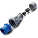 CLAVIJA CETAC 2P+T AZUL 16A