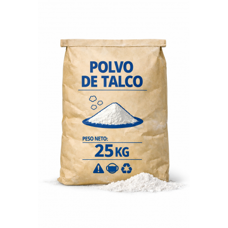 SACO 25KG POLVO DE TALCO INDUSTRIAL