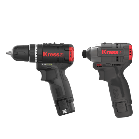 COMBO ATORNILLADOR DE IMPACTO + TALADRO ATORNILLADOR KUB50.2+KUC12