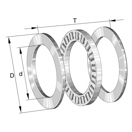 RODAMIENTO AXIAL INA 81120 TN